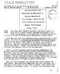 Peace Newsletter, 1968